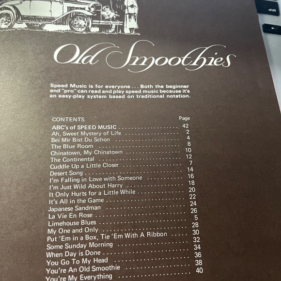 OLD SMOOTHIES: EASY-PLAY SPEED MUSIC  ASIN: B0027NX17W - Picture 3 of 3